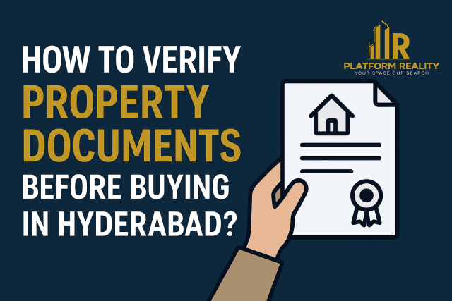 How to Verify Property Documents in hyderabad